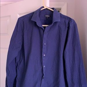 Express button up size large collar 16 to 16 1/2